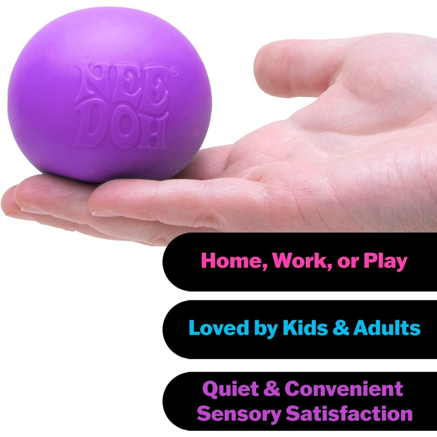 NeeDoh Original Sensory Ball - Purple - Image 4